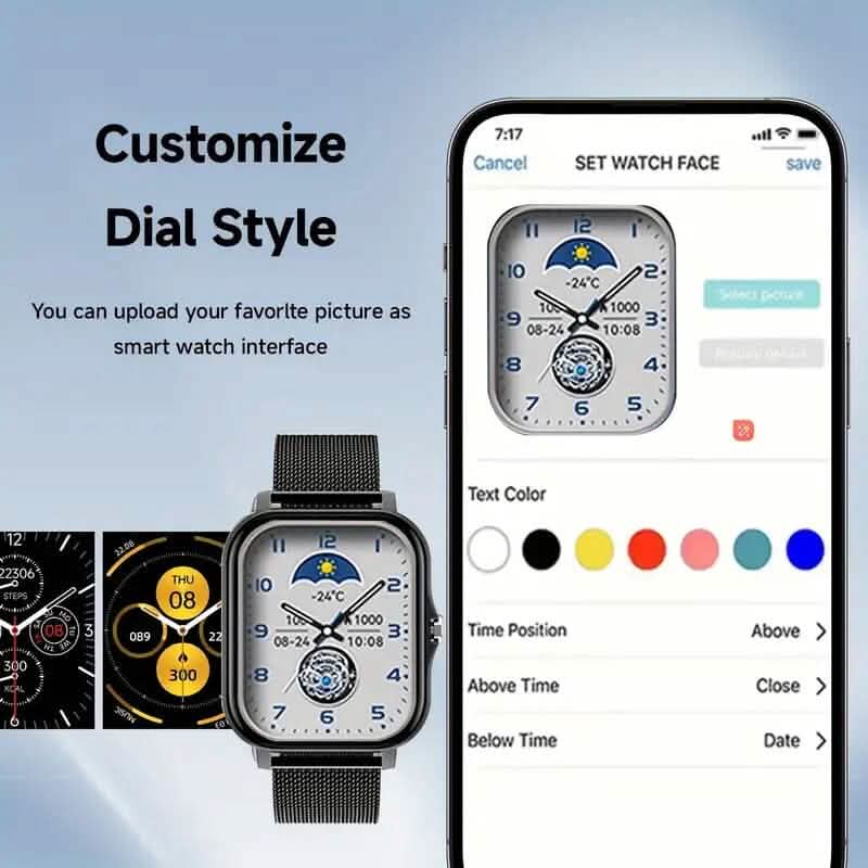 Voll-Touchscreen-Smartwatch