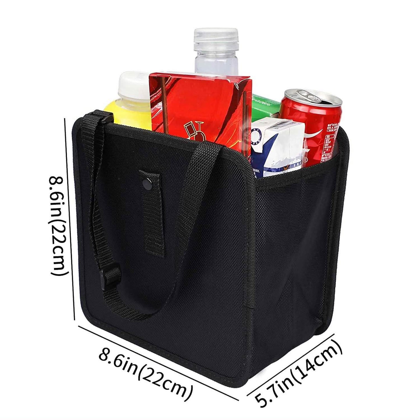 1,85 Gallonen hängender Mülleimer für das Auto, wasserdichter Müllsack-Organizer