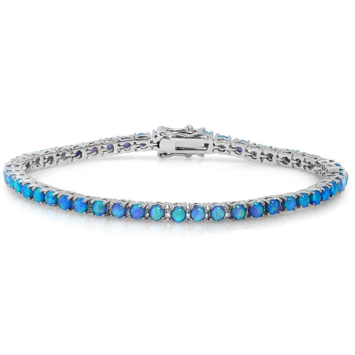 18K vergoldete Opal-Tennisarmbänder