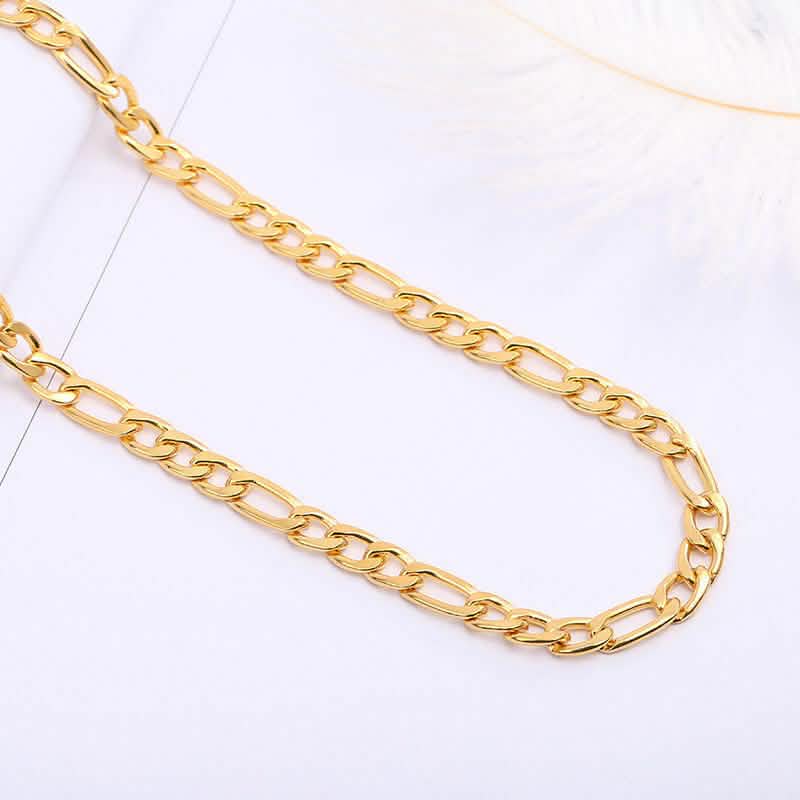 18 Karat Massivgold Figaro-Kette 2,0 mm Halskette