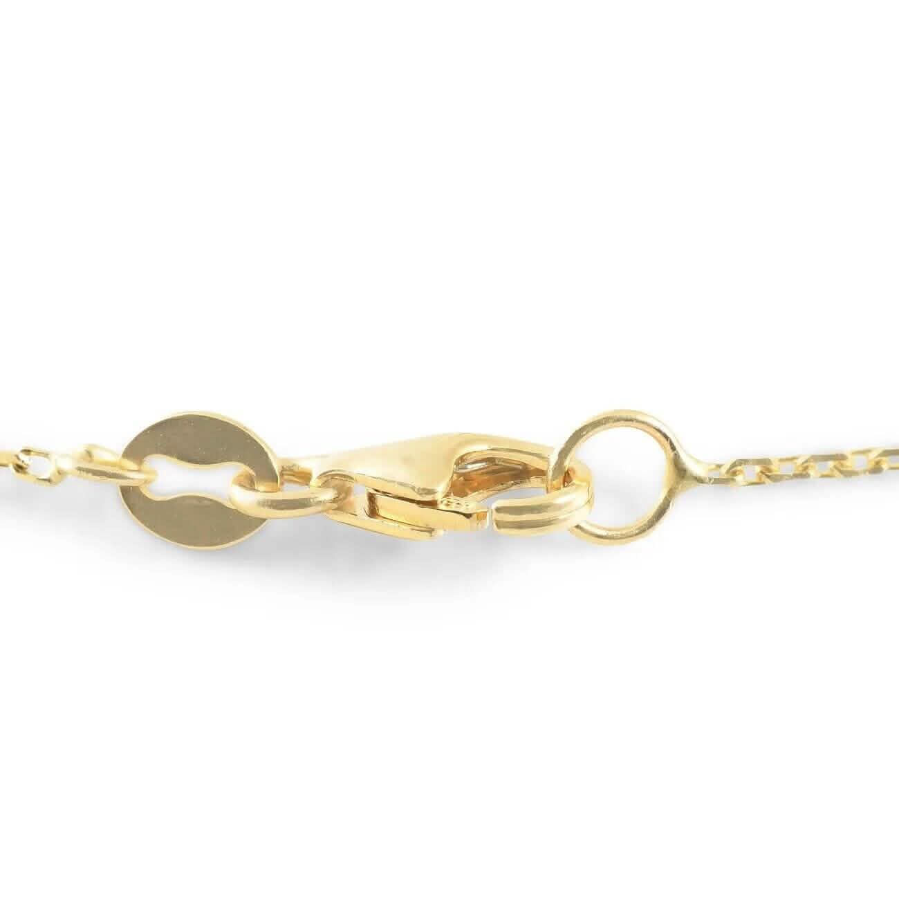1ct Diamanten By The Yard 18" 14K Gelbgold Damen Halskette