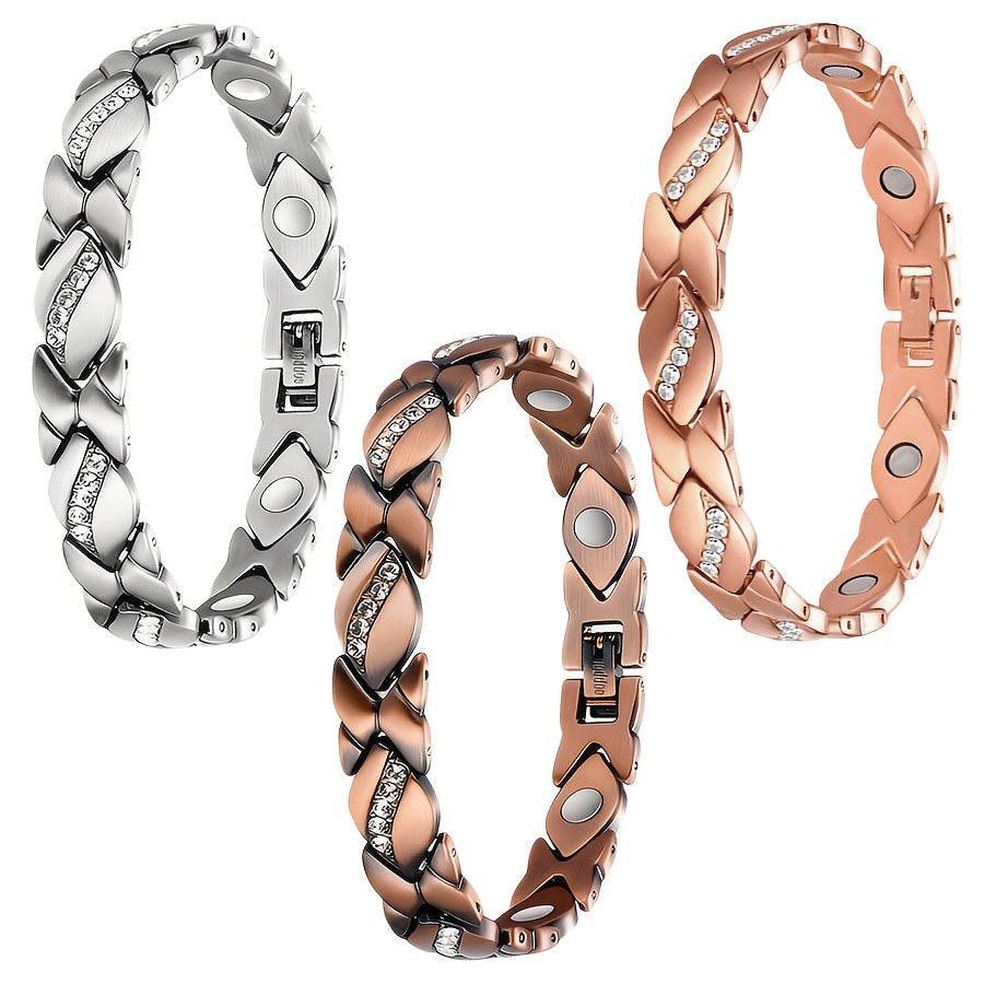 Magnetarmband zur Schmerzlinderung aus Kupfer für Damen und Herren