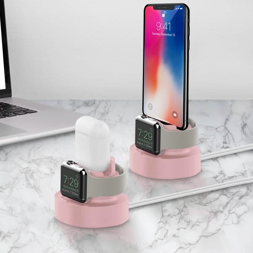 2-in-1 Apple Silikon-Ladestation