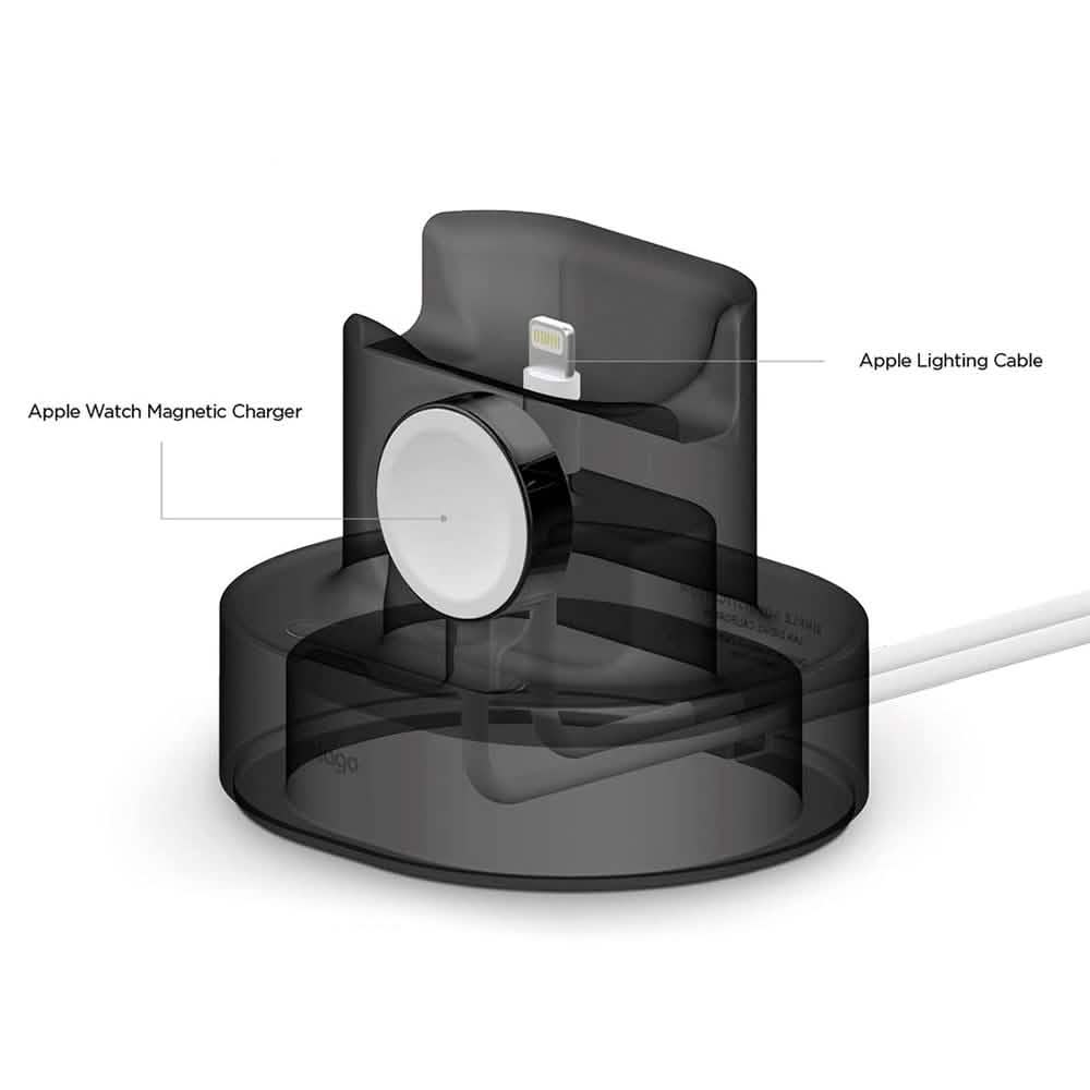 2-in-1 Apple Silikon-Ladestation