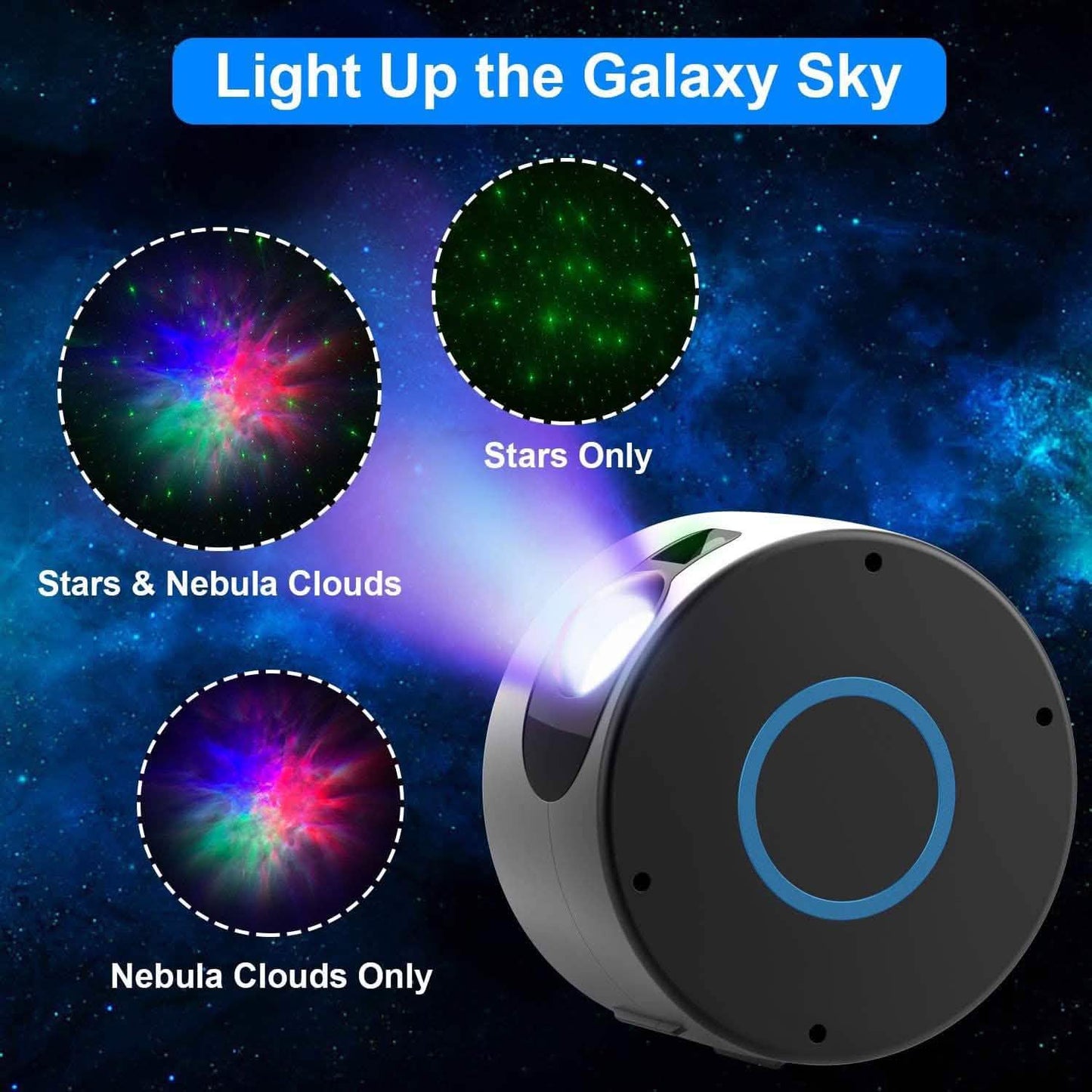 2-in-1 Aurora-Sternenhimmel-Projektor