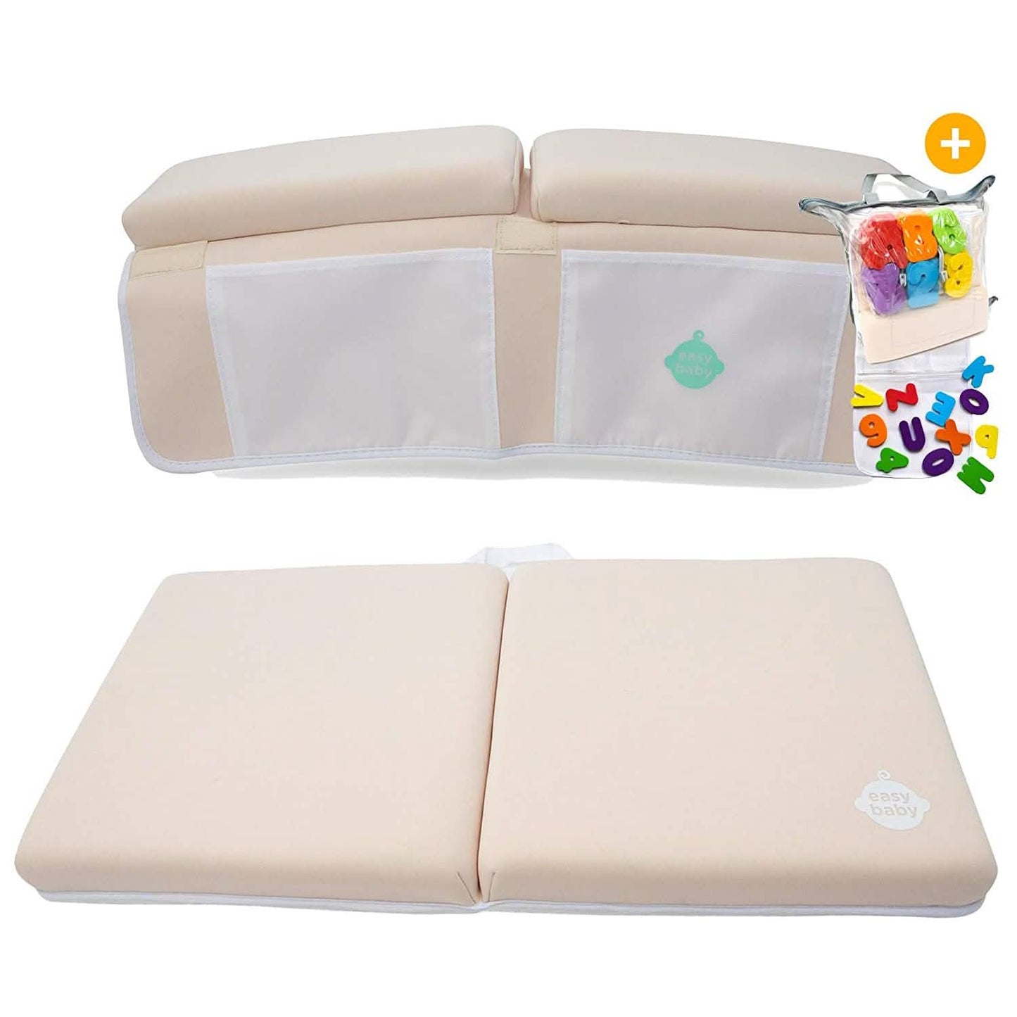 2-in-1 Baby-Badewannen-Kniekissen und Armlehne