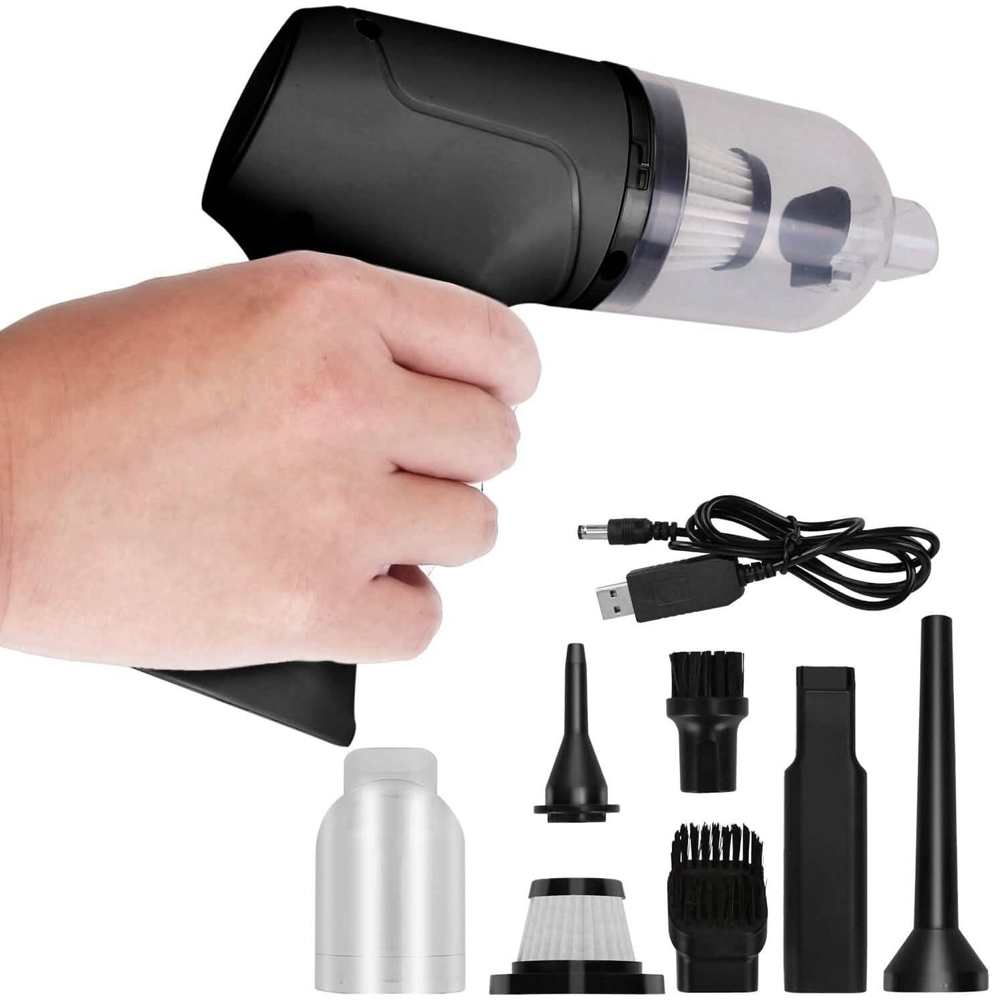 2-in-1 Akku Staubsauger Druckluft-Gebläse