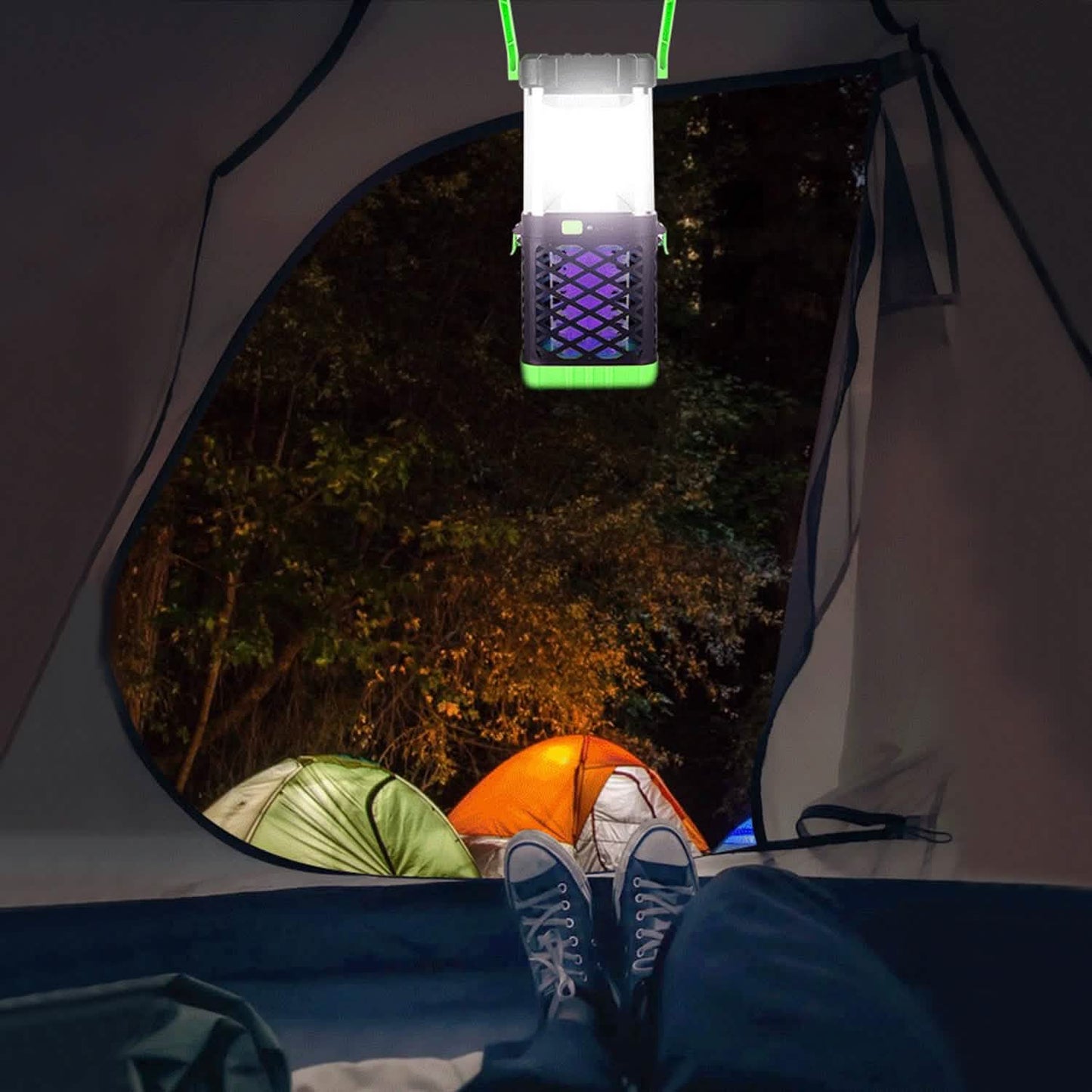 2-in-1 elektrische Mückenfalle mit UV-Licht Insektenvernichter