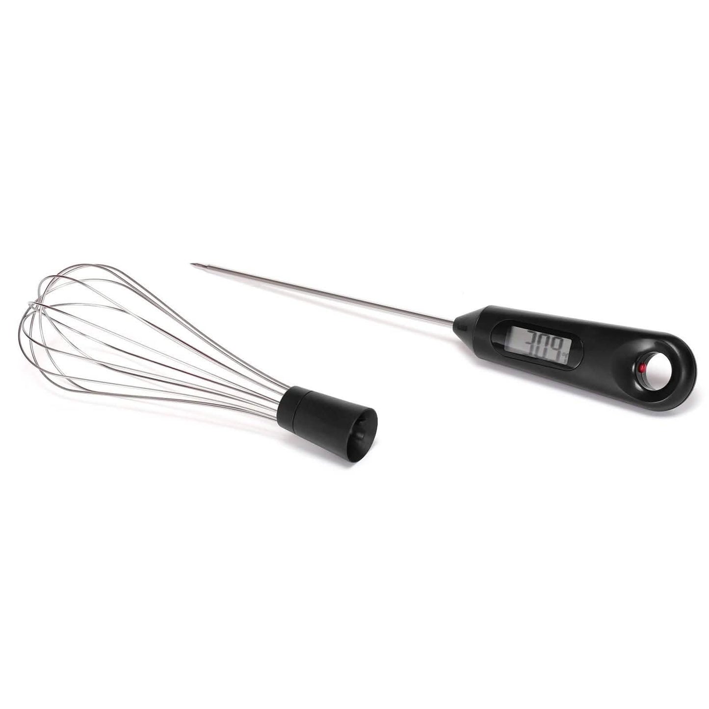 2-in-1 Sofortablese-Lebensmittelthermometer und Eierschneebesen