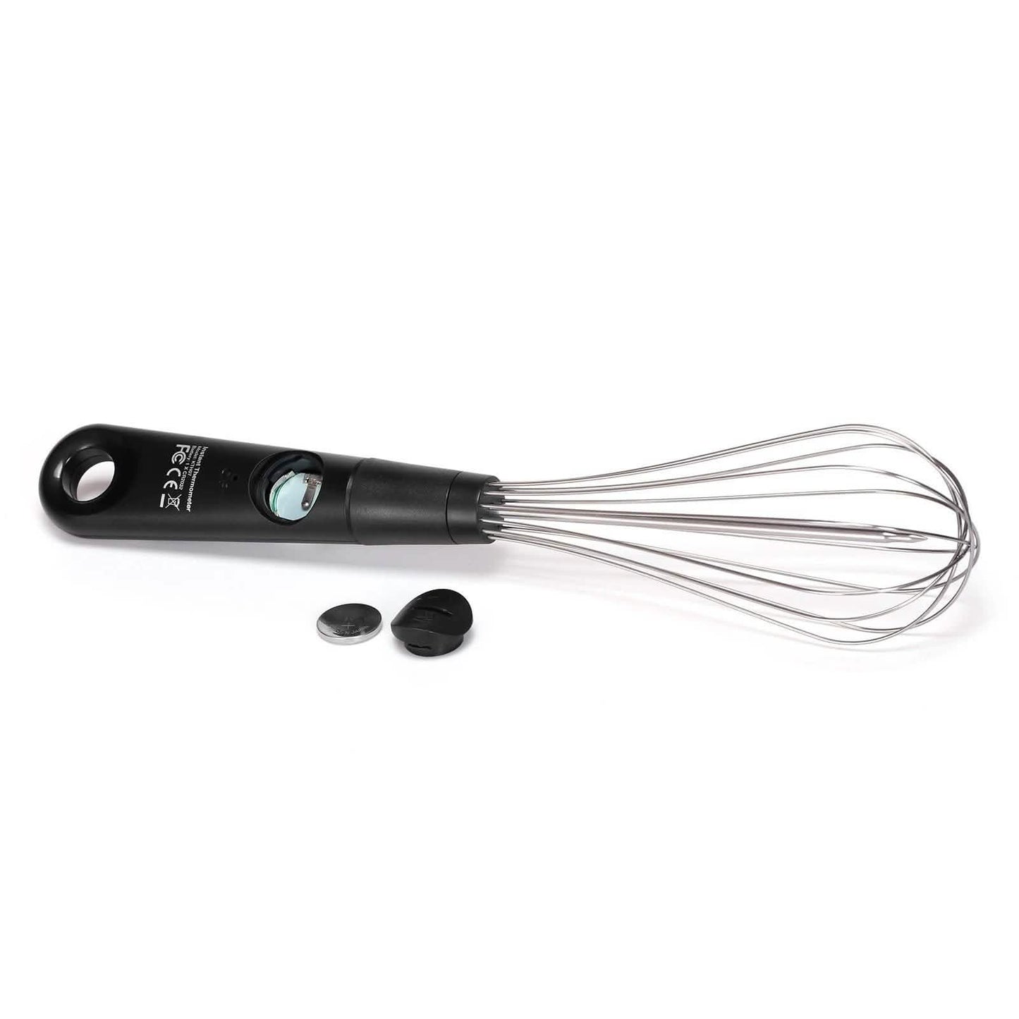 2-in-1 Sofortablese-Lebensmittelthermometer und Eierschneebesen