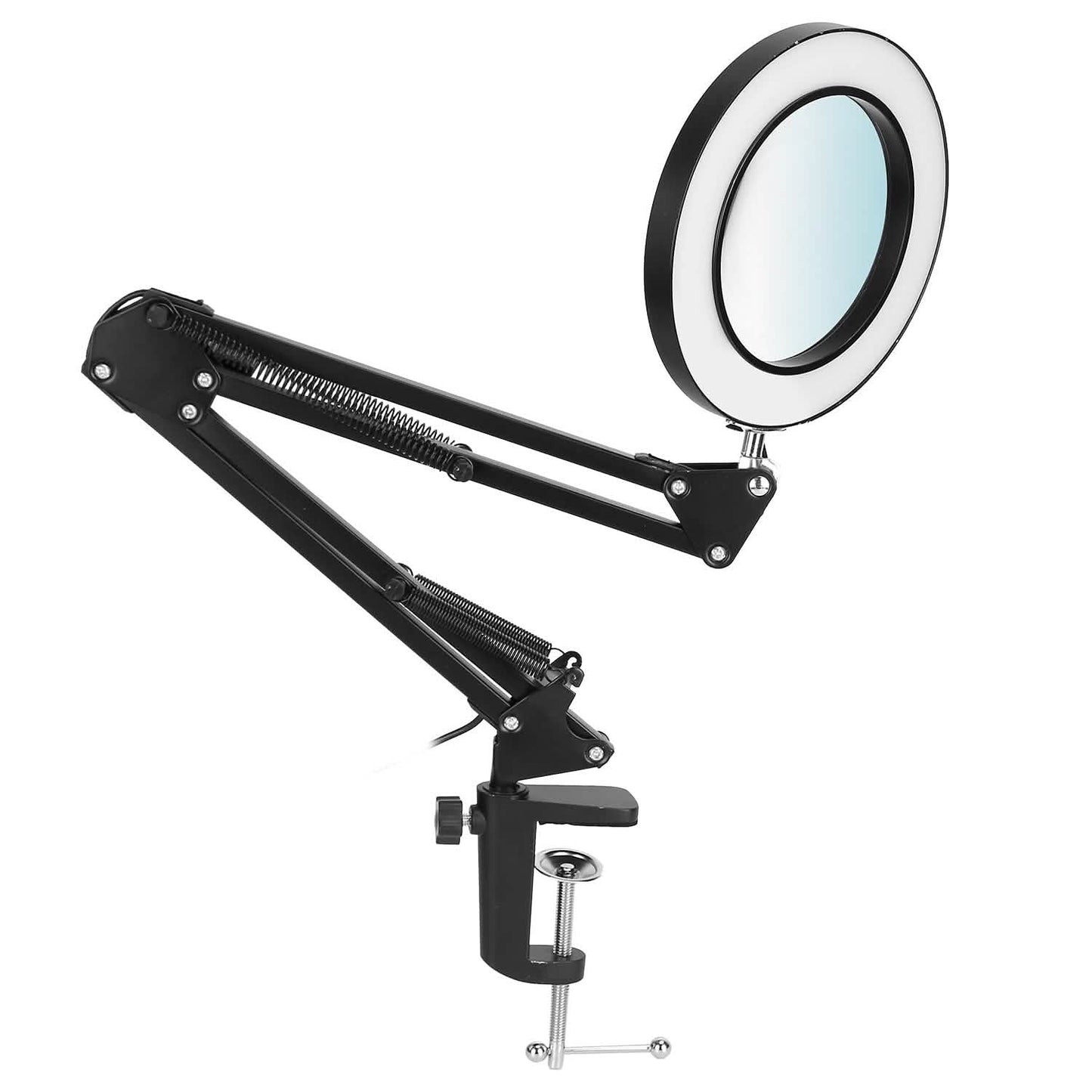 2-in-1 LED-Lupen-Schreibtischlampe mit 8-facher Vergrößerung
