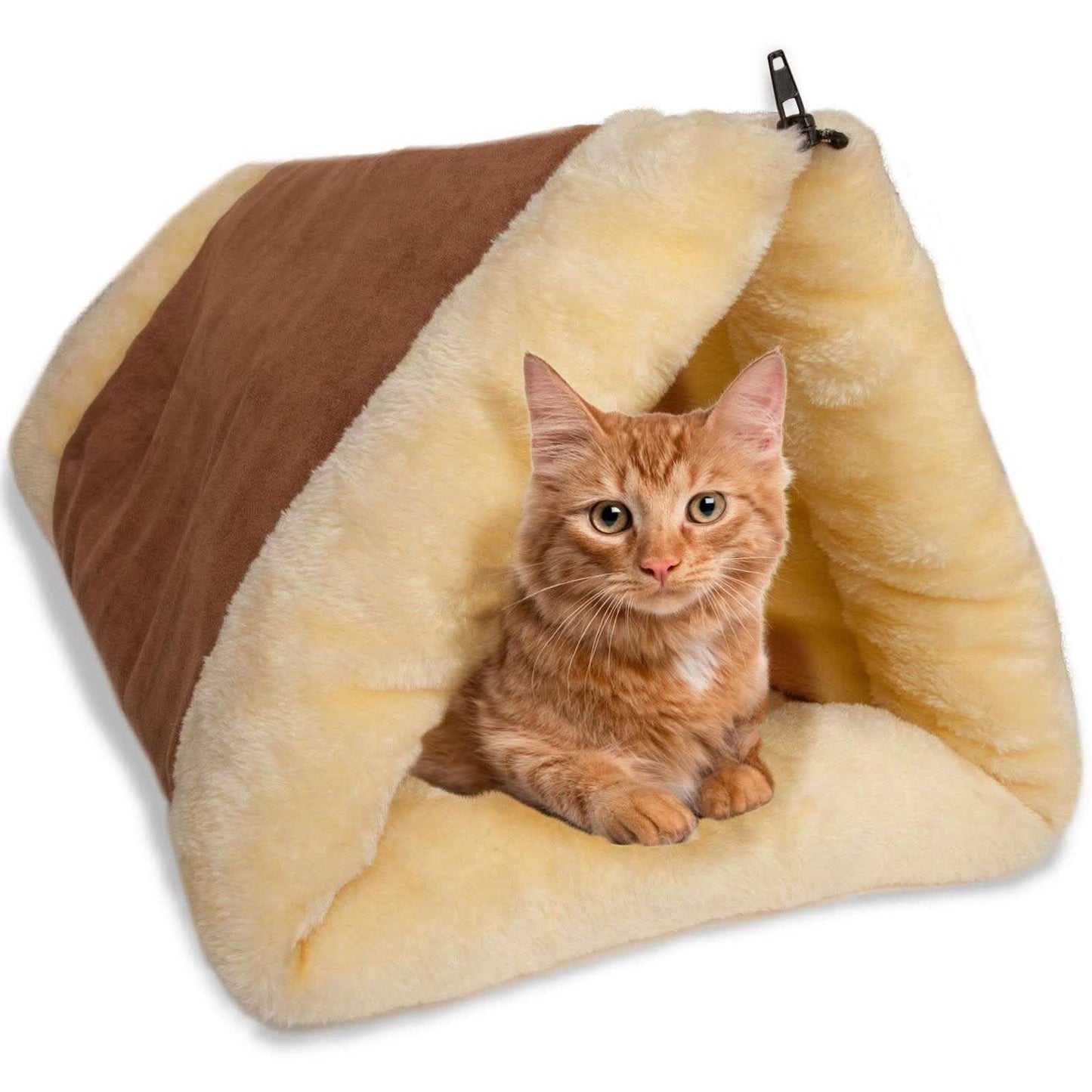 2-in-1-Haustiertunnel-Fleecedecke für Katzen & Hunde