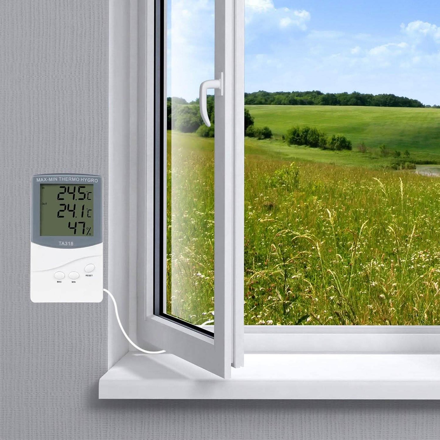 2-in-1 Thermometer und Hygrometer