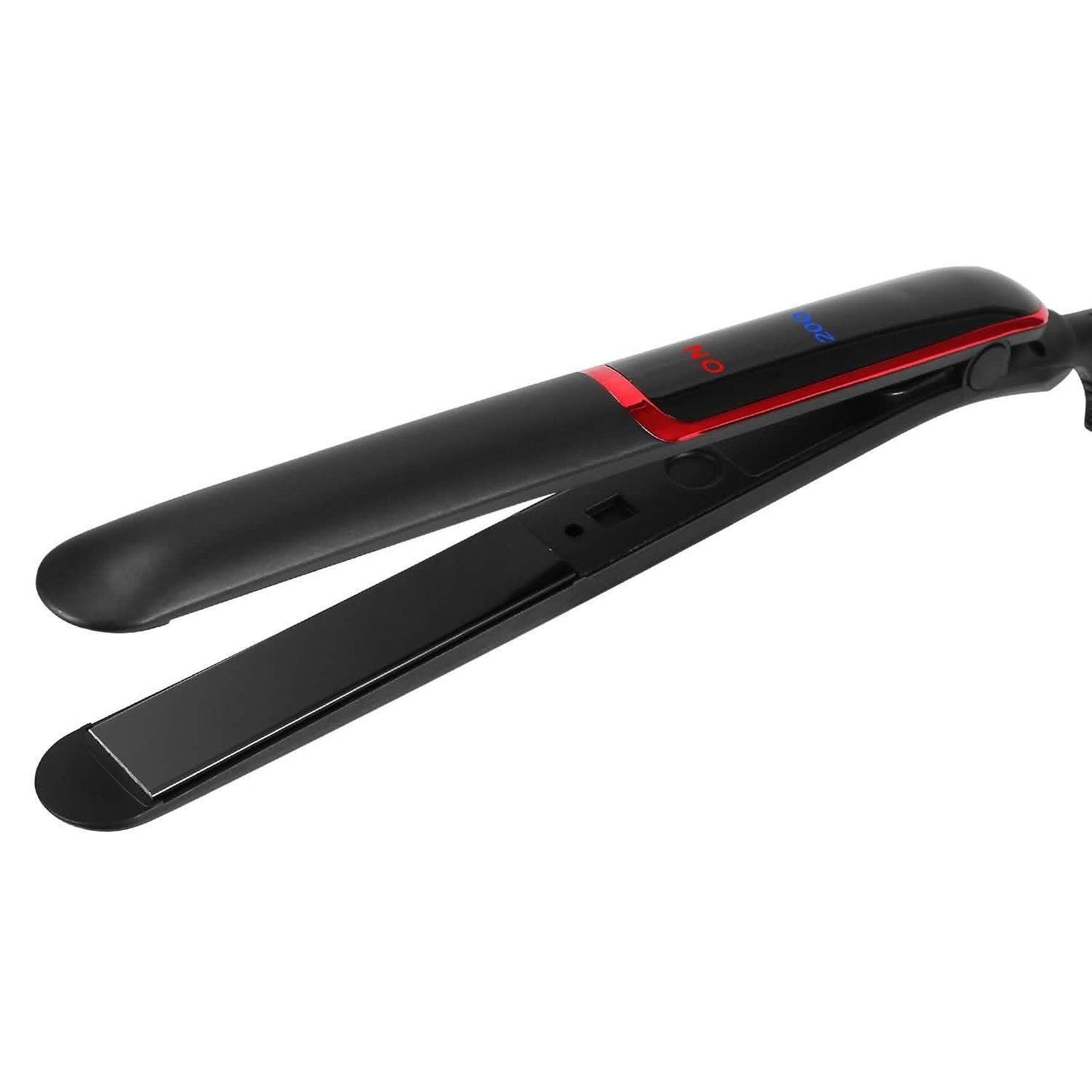 2-in-1-Haarglätter mit Keramikplatten und Lockenfunktion, Temperaturregelung und LCD-Display