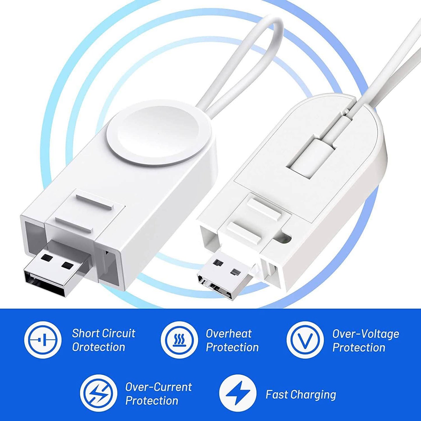 2-in-1 kabelloses USB-Ladegerät