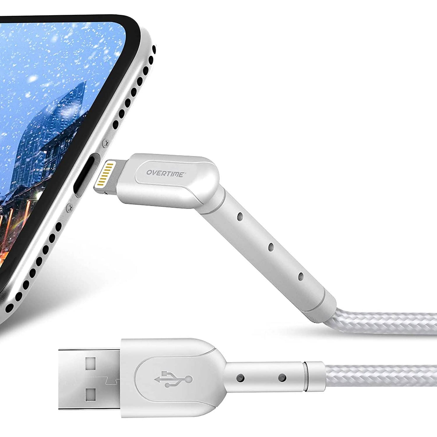 2-in-1-Ladekabel mit integriertem Ständer