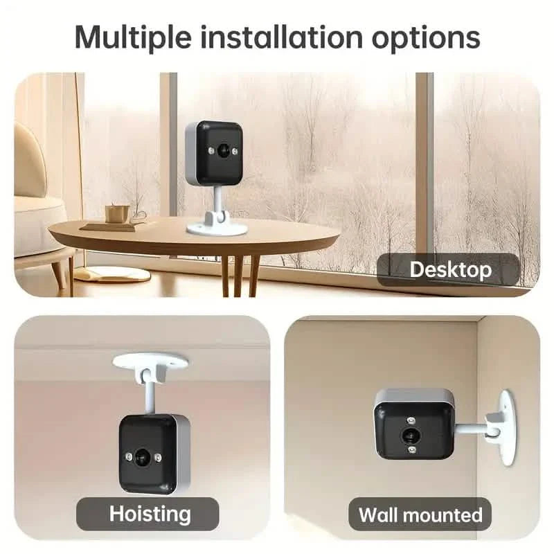 2er-Pack: 1080P FHD WLAN-Überwachungskamera, farbige Nachtsicht, Zwei-Wege-Audio u. v. m.