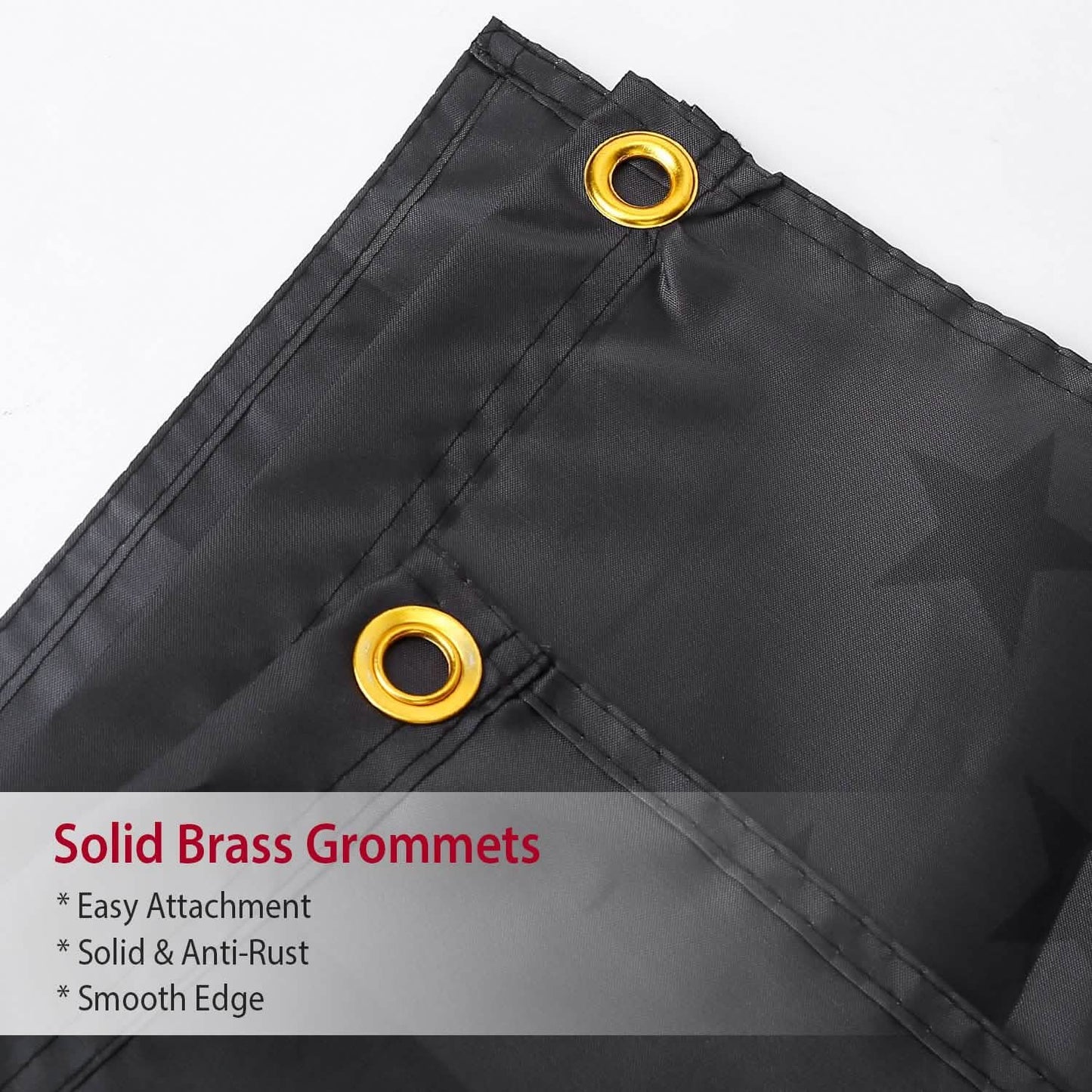 2er-Pack: 3x5 Fuß komplett schwarze amerikanische Flagge