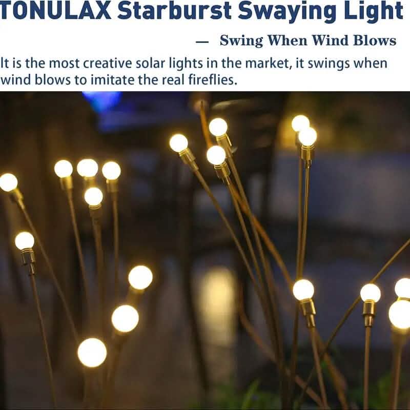 2er-Pack: 12-LED Solar-Gartenleuchten