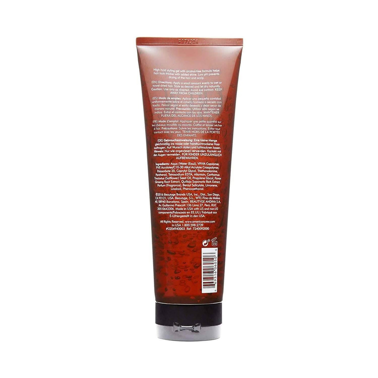 2er-Pack: American Crew Firm Hold Styling Gel 250 ml