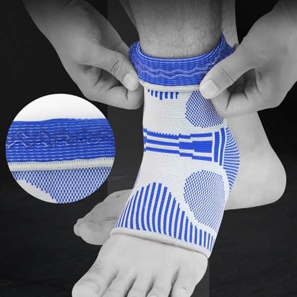 2er-Pack: Knöchelbandage Kompressionsstütze atmungsaktiv