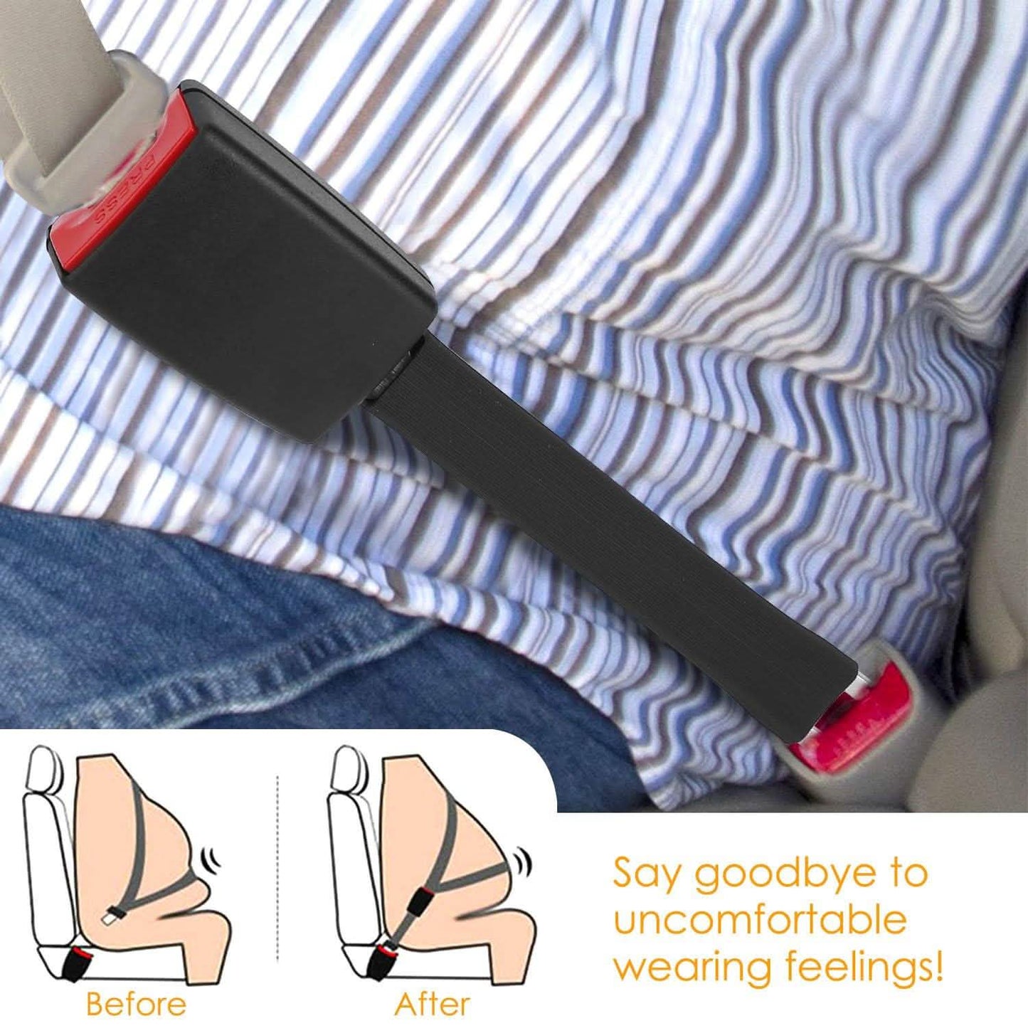 2er-Pack: Autosicherheitsgurtverlängerung