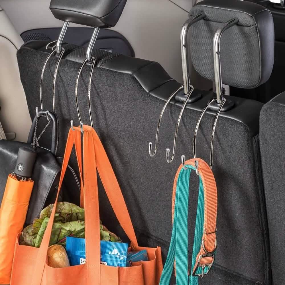 2er-Pack: Kopfstützenhaken für den Autositz