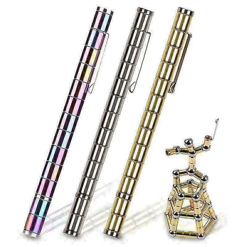 2er-Pack: Dekompression Magnet Metall Kugelschreiber