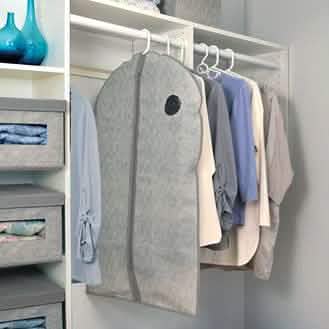 2er-Pack: Hängende Kleiderschutzhülle