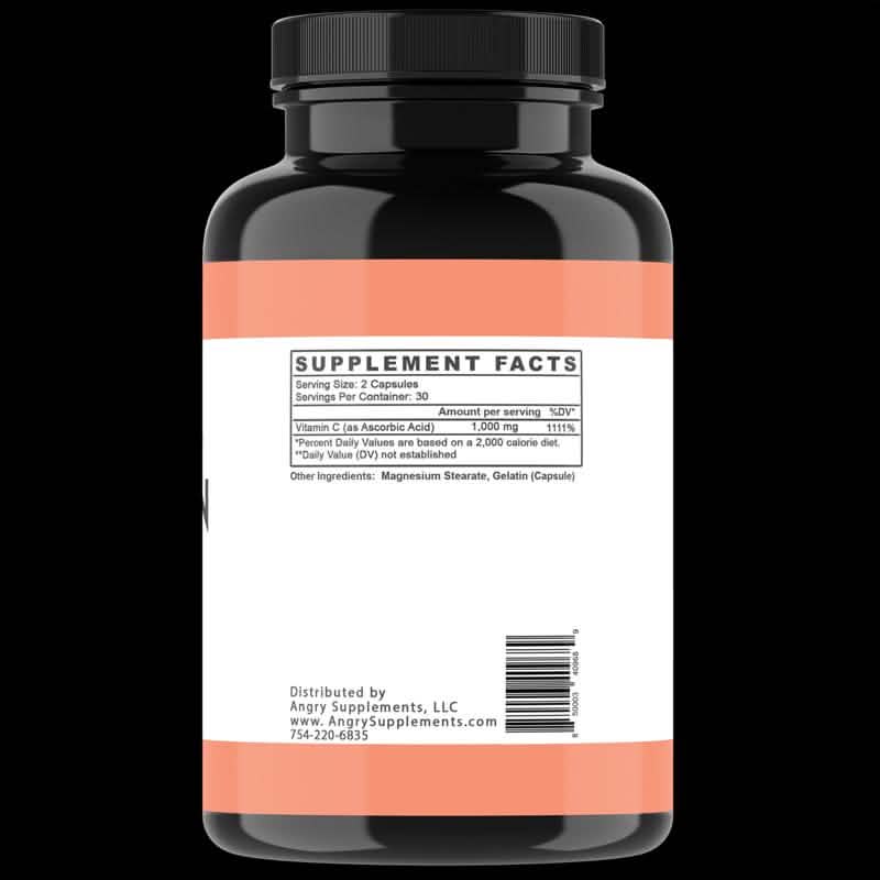 2er-Pack: Reines Vitamin C 1.000 mg zur Unterstützung eines gesunden Immunsystems, Antioxidans