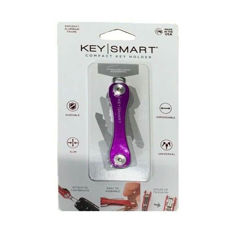 2er-Pack: KeySmart Kompakte, erweiterbare Schlüsselhalter