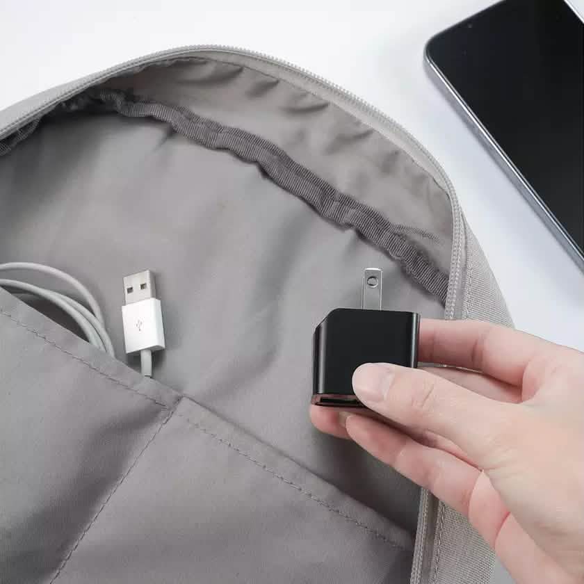 2er-Pack: LAX Dual-USB 2.4A Wandladegerät – Ultrakompakt