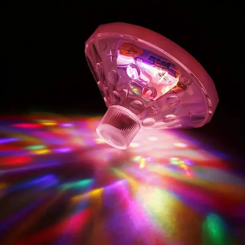2er-Pack: LED-Farbwechsel-Schwimmpoolleuchten mit 8 Beleuchtungsmodi