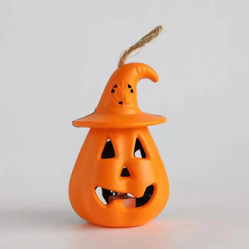 2er-Pack: LED-Lampe Halloween Kürbislicht