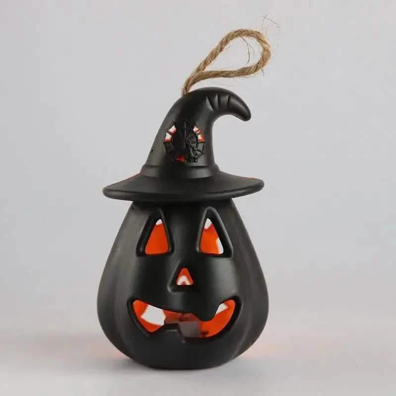 2er-Pack: LED-Lampe Halloween Kürbislicht
