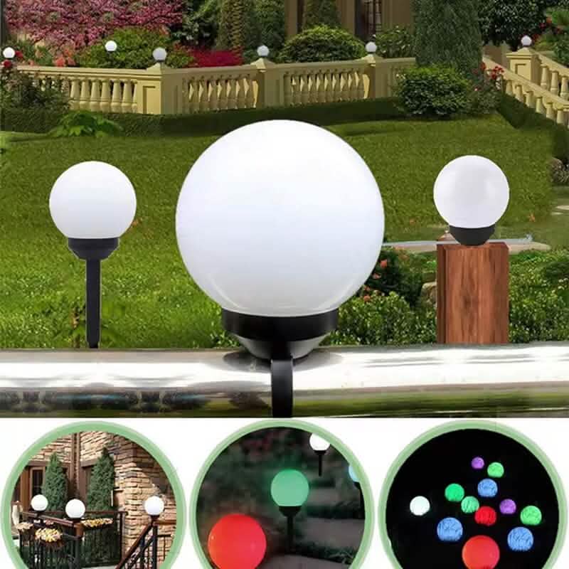 2er-Pack: LED-Solar-Gartenleuchten für draußen
