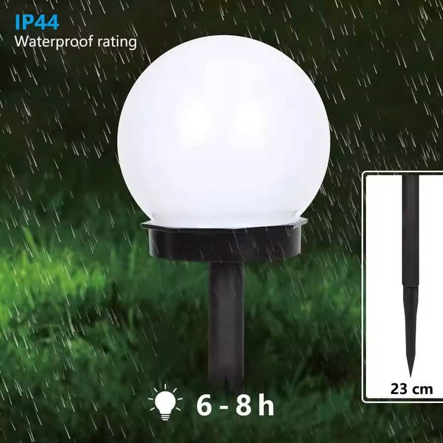 2er-Pack: LED-Solar-Gartenleuchten für draußen