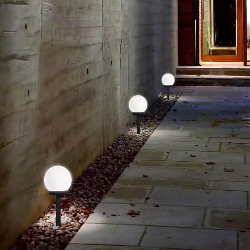 2er-Pack: LED-Solar-Gartenleuchten für draußen