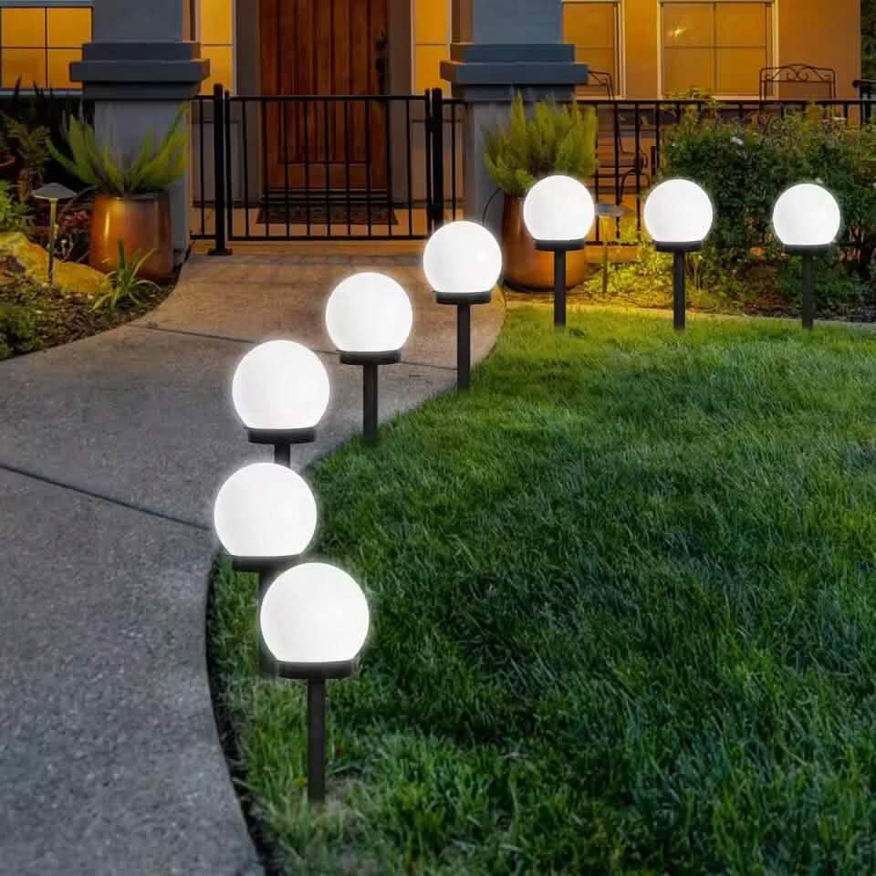 2er-Pack: LED-Solar-Gartenleuchten für draußen