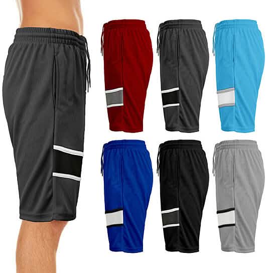 2er-Pack: Performance-Shorts für Herren aus feuchtigkeitsableitendem Mesh