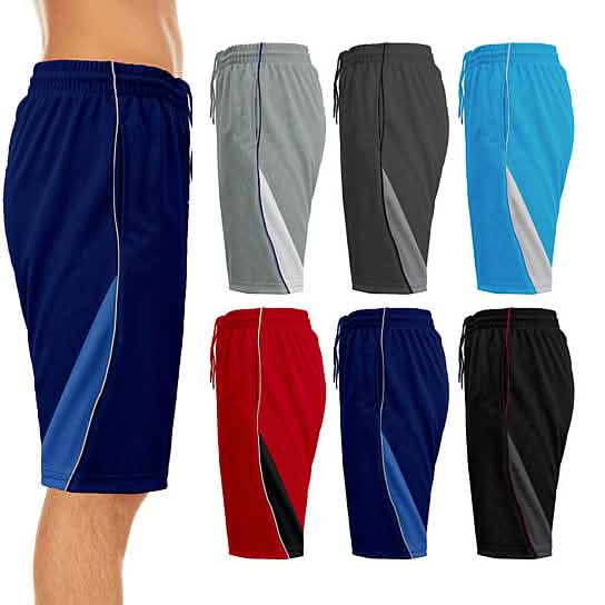 2er-Pack: Performance-Shorts für Herren aus feuchtigkeitsableitendem Mesh