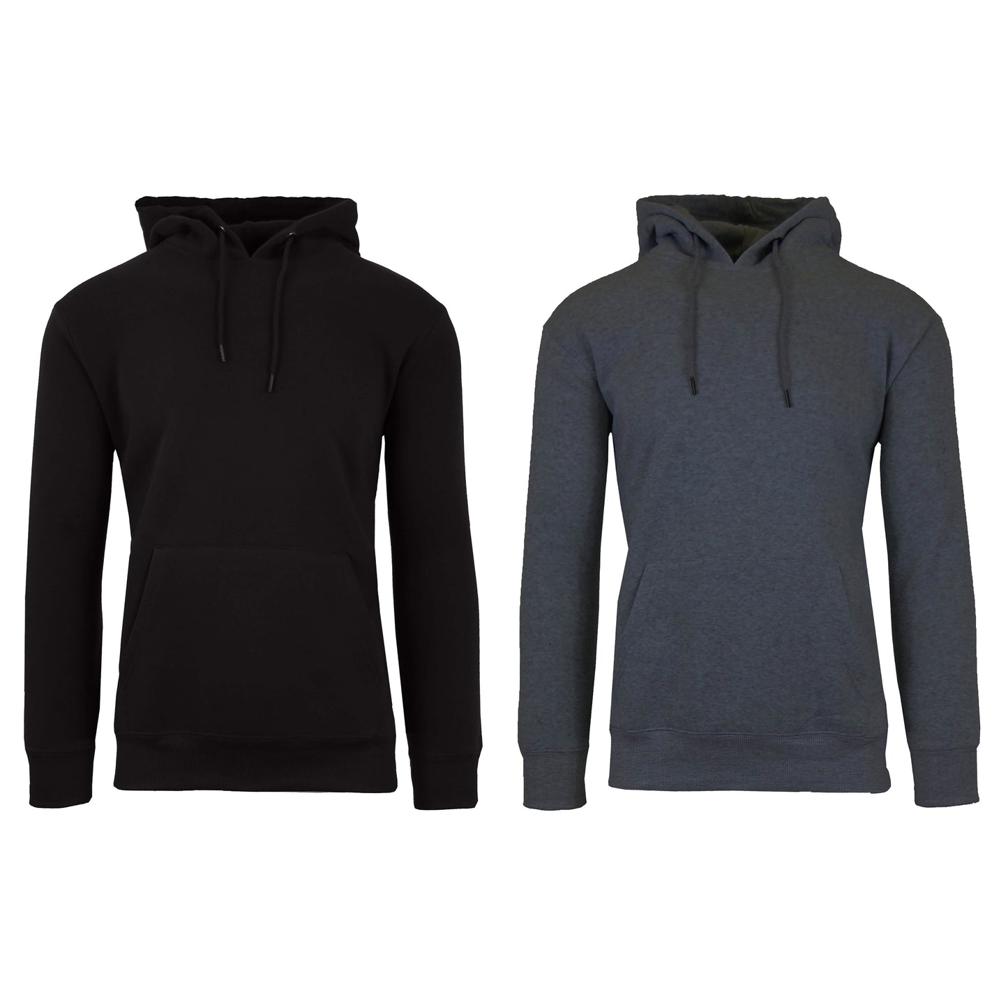2er-Pack: Fleece-Kapuzenpullover für Herren und Damen