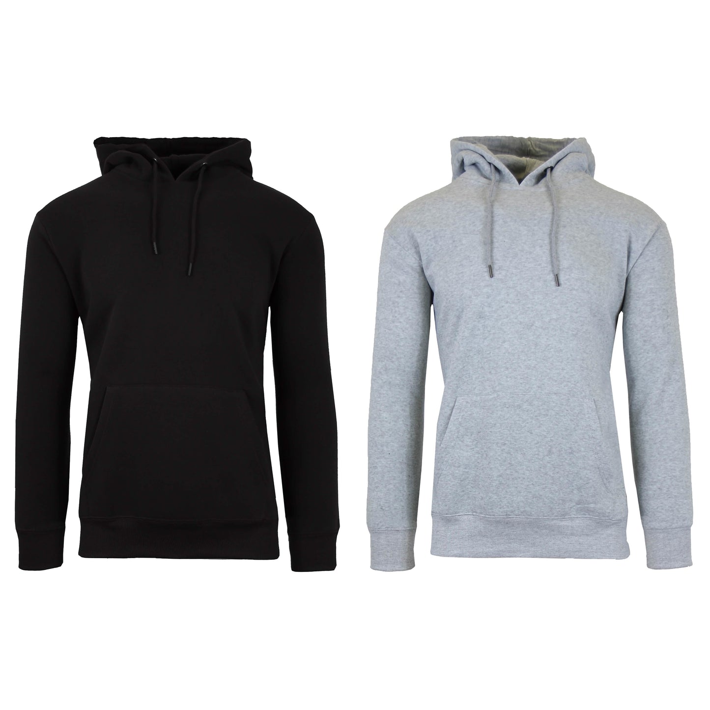 2er-Pack: Fleece-Kapuzenpullover für Herren und Damen