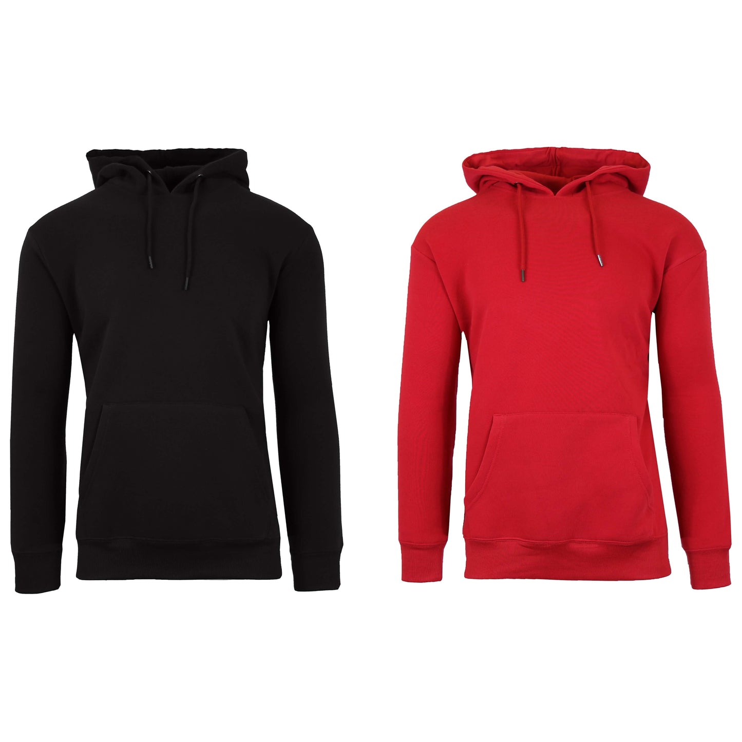 2er-Pack: Fleece-Kapuzenpullover für Herren und Damen