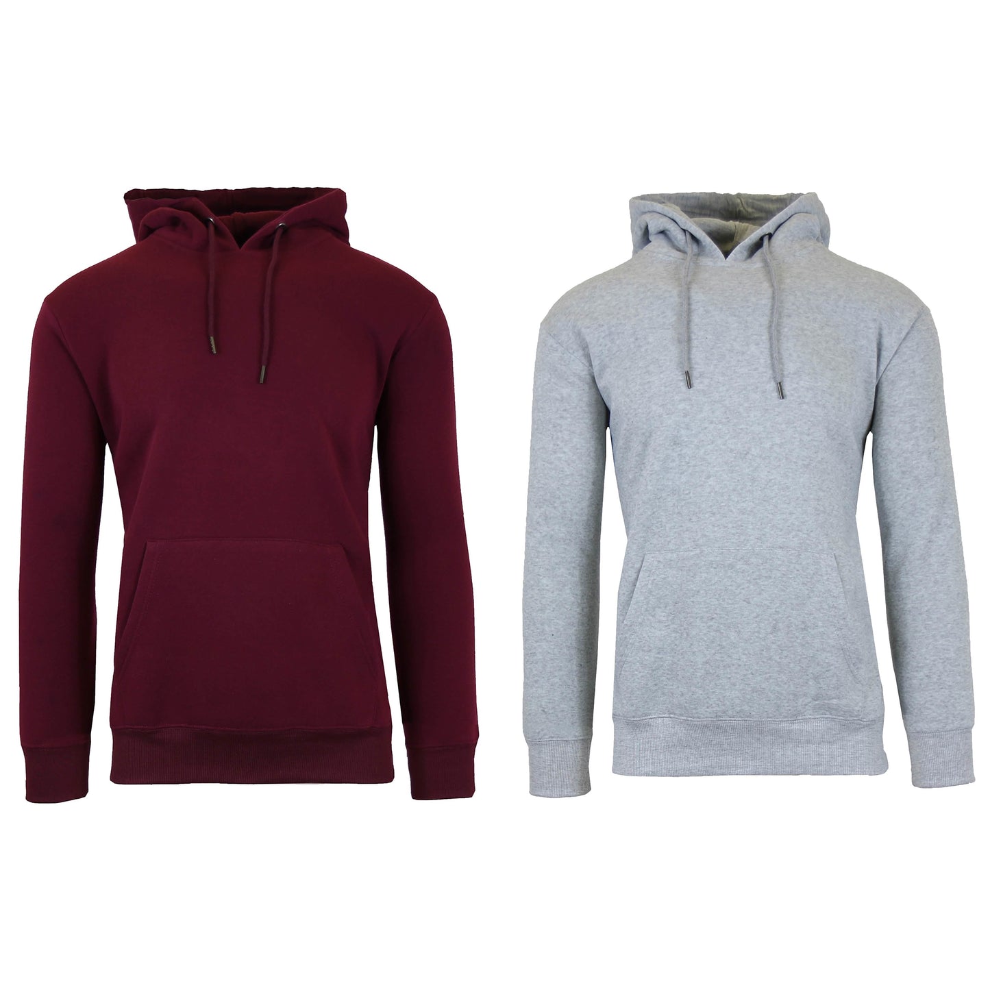 2er-Pack: Fleece-Kapuzenpullover für Herren und Damen