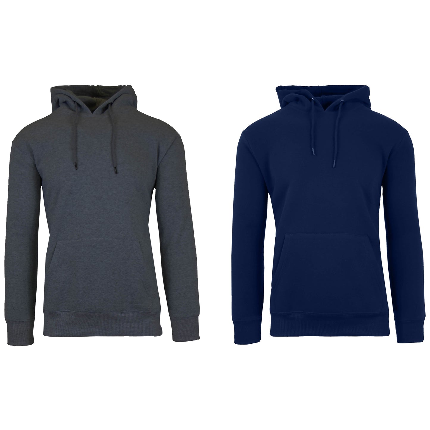 2er-Pack: Fleece-Kapuzenpullover für Herren und Damen