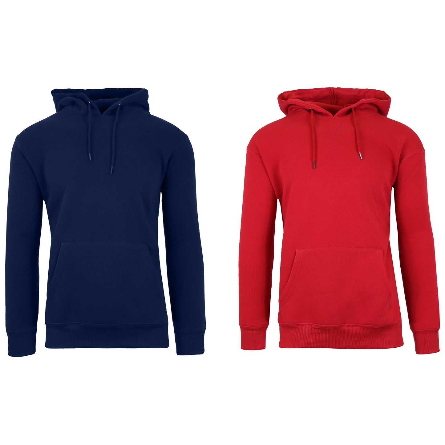 2er-Pack: Fleece-Kapuzenpullover für Herren und Damen