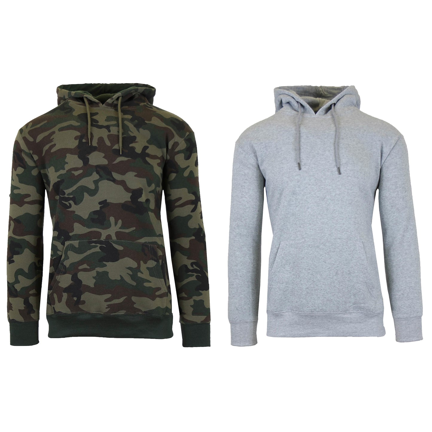 2er-Pack: Fleece-Kapuzenpullover für Herren und Damen