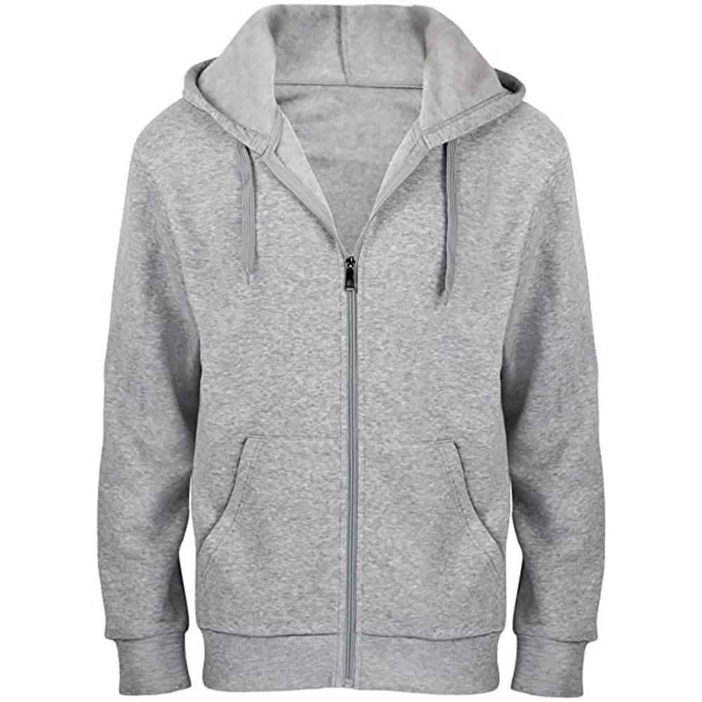 2er-Pack: Fleece-Hoodies mit durchgehendem Reißverschluss für Herren