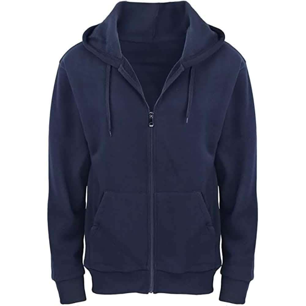 2er-Pack: Fleece-Hoodies mit durchgehendem Reißverschluss für Herren
